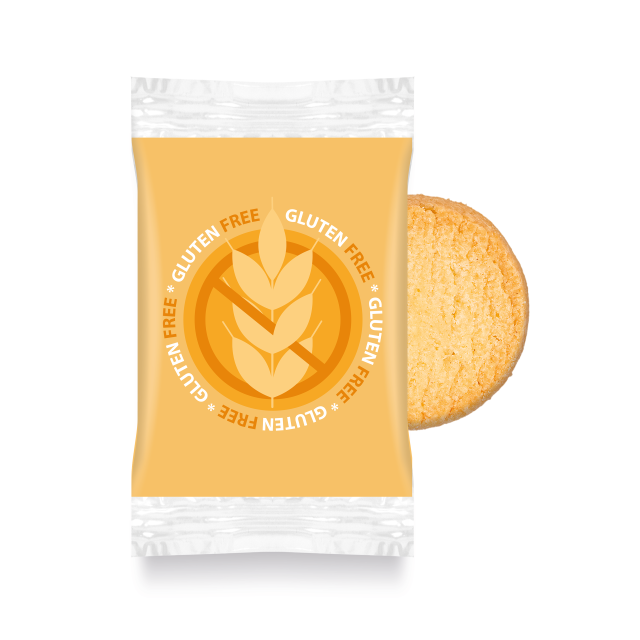 Flow Wrap – Gluten Free Mini Shortbread – x1