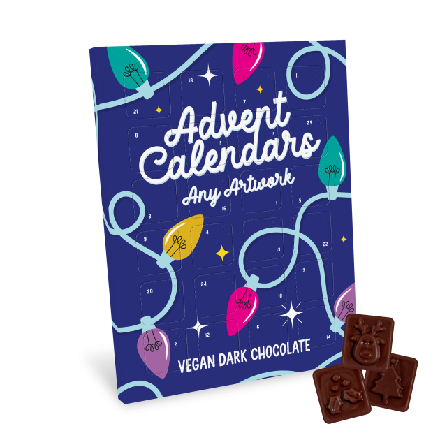 Advent Calendars – Maxi Advent Calendar – Vegan Dark Chocolate – 70% Cocoa
